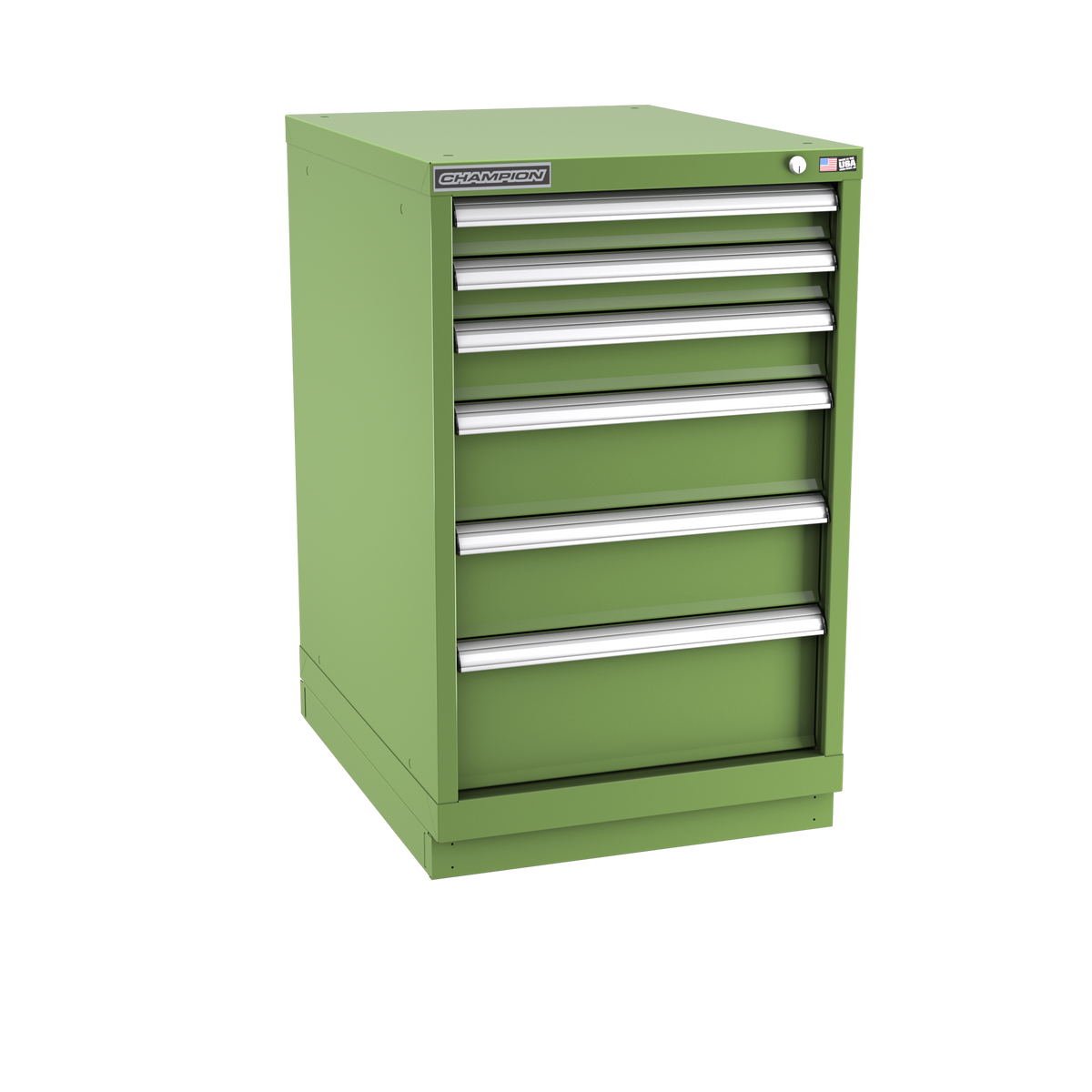 6-Drawer Modular Cabinet NW0602 | 22-3/16"W x 35-7/8"H x 28-1/2"D vista green