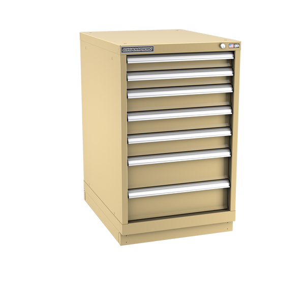 7-Drawer Modular Cabinet NW0701 | 22-3/16"W x 35-7/8"H x 28-1/2"D beige