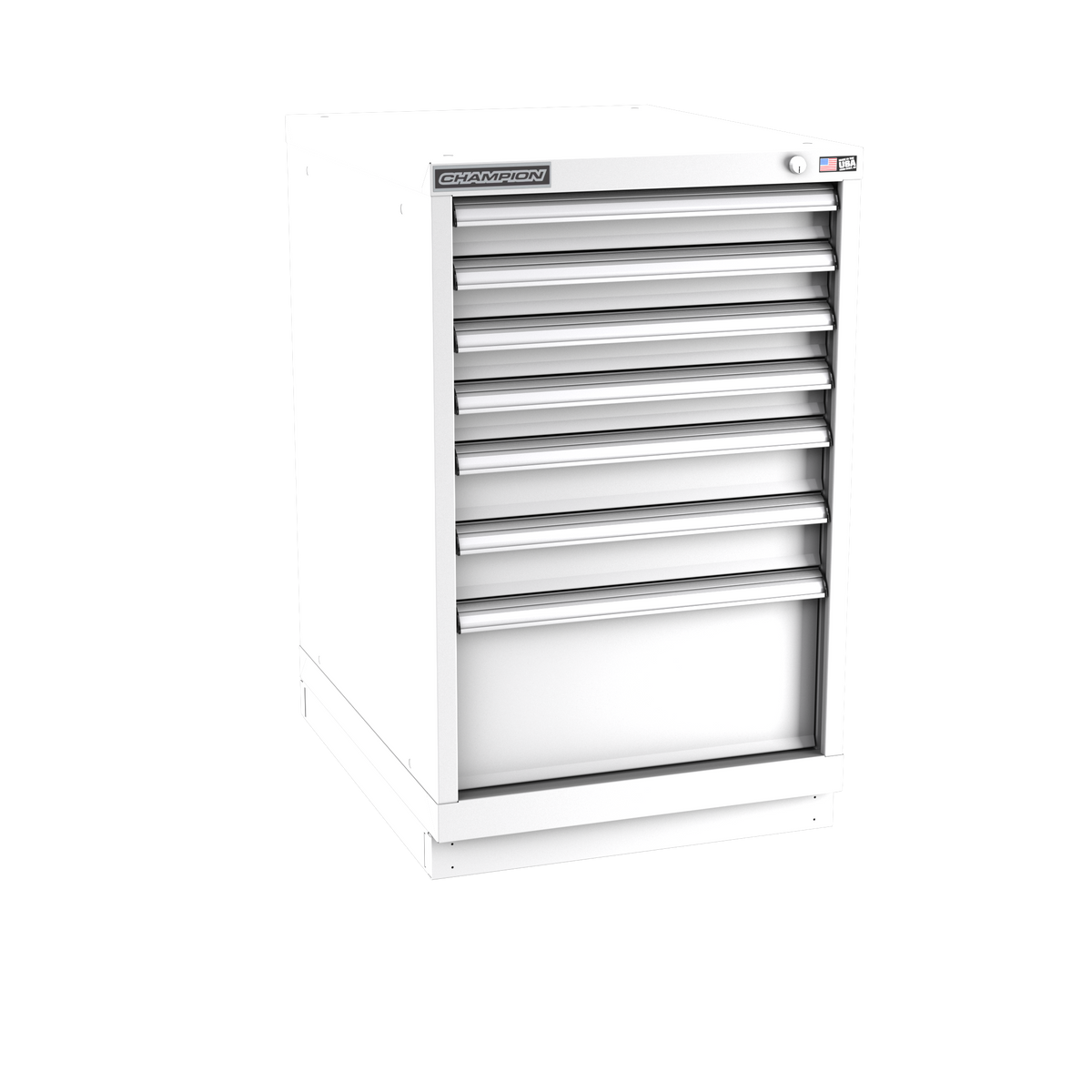 7-Drawer Modular Cabinet NW0702 | 22-3/16"W x 35-7/8"H x 28-1/2"D white