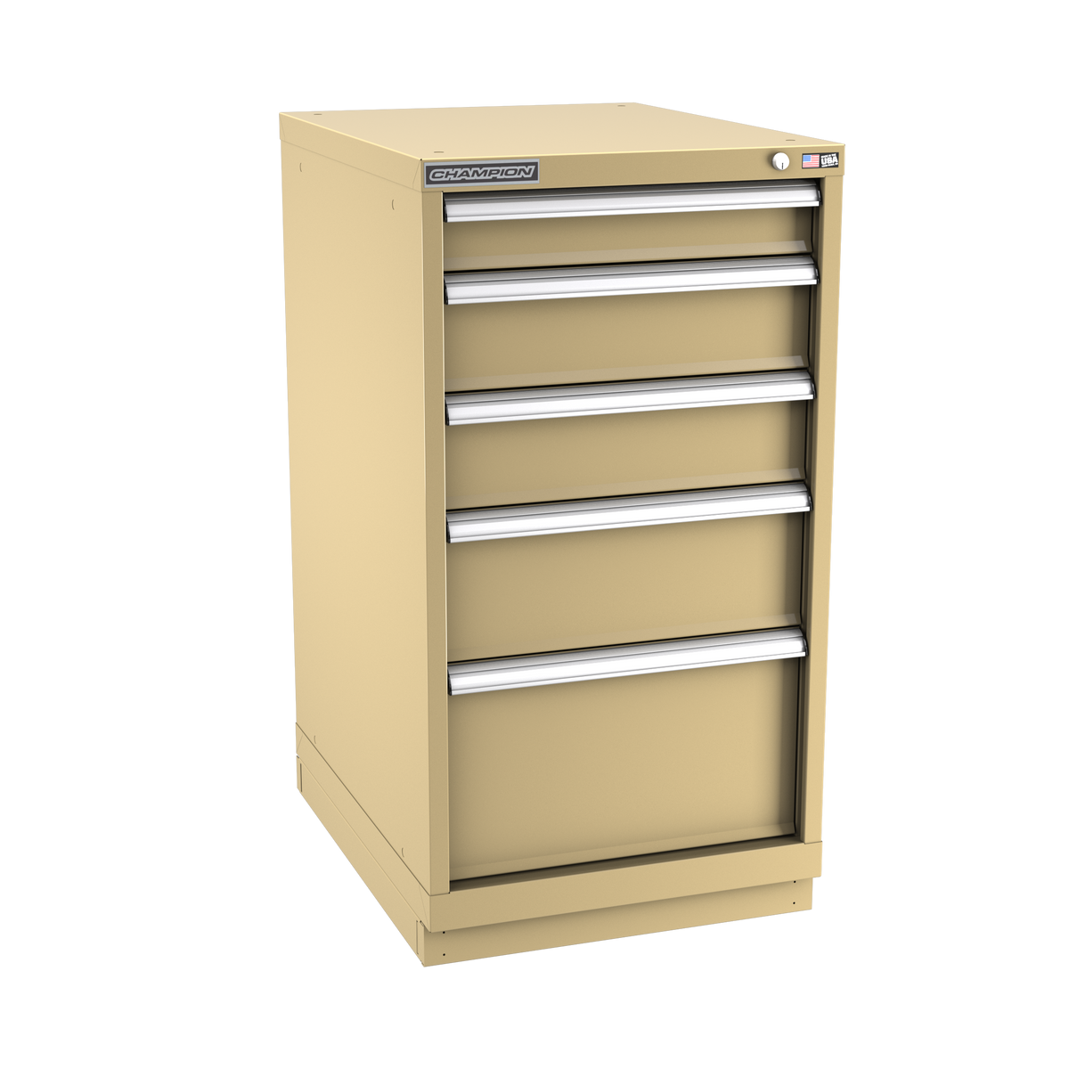 5-Drawer Modular Cabinet NW0501 | 22-3/16"W x 41-3/4"H x 28-1/2"D beige