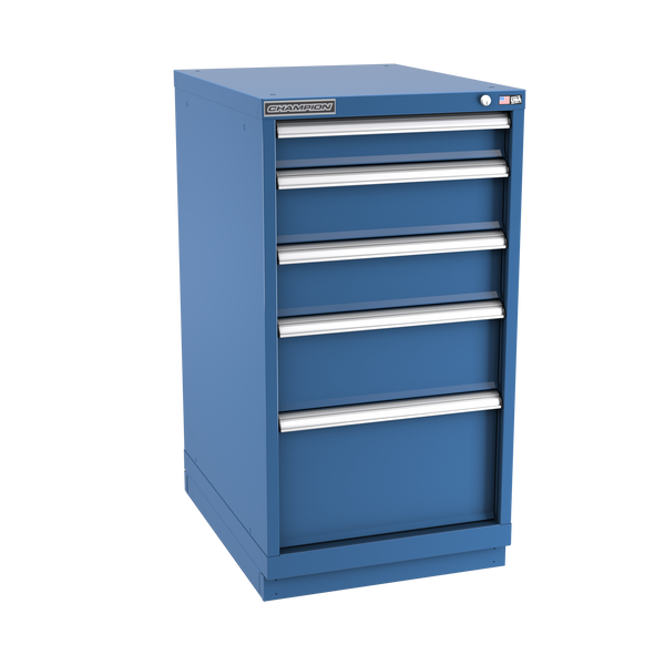 5-Drawer Modular Cabinet NW0501 | 22-3/16"W x 41-3/4"H x 28-1/2"D dark blue