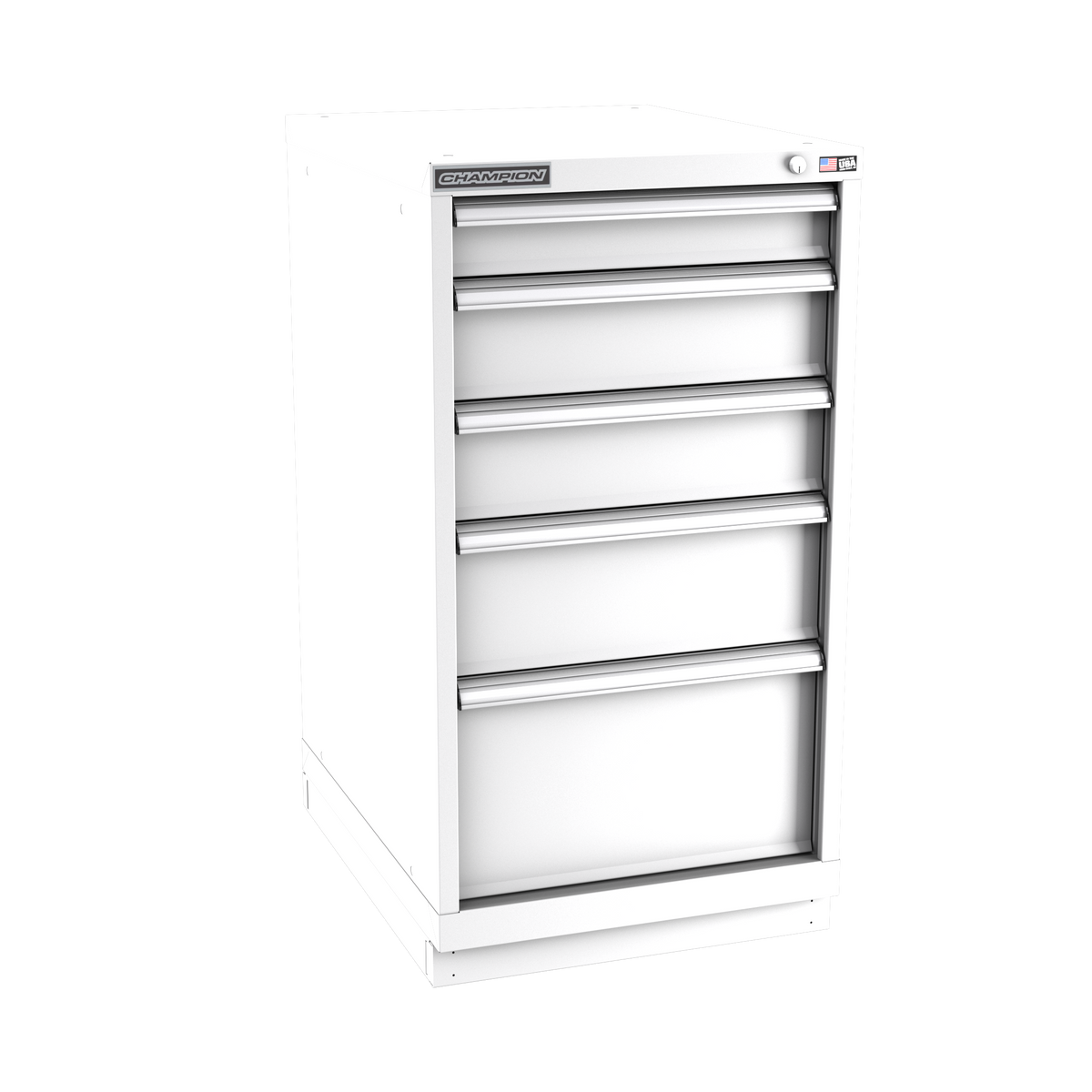 5-Drawer Modular Cabinet NW0501 | 22-3/16"W x 41-3/4"H x 28-1/2"D white