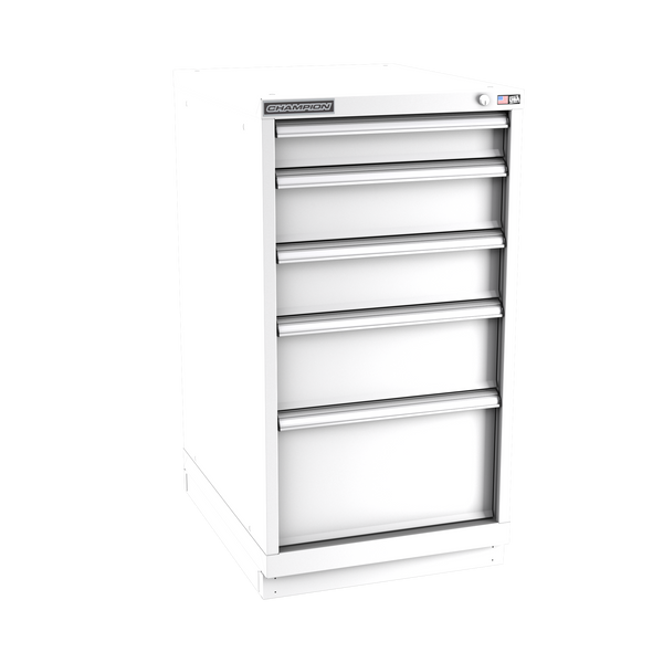 5-Drawer Modular Cabinet NW0501 | 22-3/16"W x 41-3/4"H x 28-1/2"D white