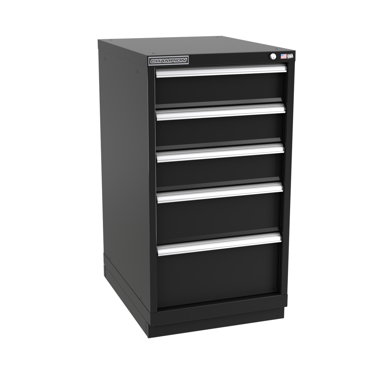 5-Drawer Modular Cabinet NW0502 | 22-3/16"W x 41-3/4"H x 28-1/2"D black