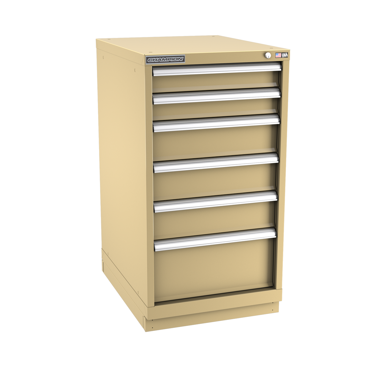 6-Drawer Modular Cabinet NW0601 | 22-3/16"W x 41-3/4"H x 28-1/2"D beige