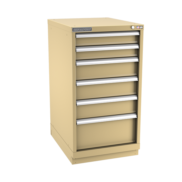 6-Drawer Modular Cabinet NW0601 | 22-3/16"W x 41-3/4"H x 28-1/2"D beige