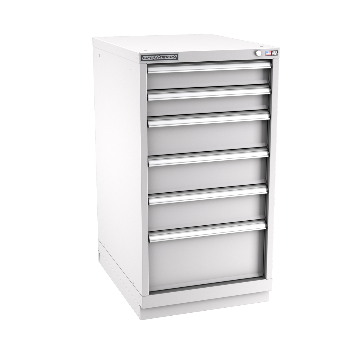 6-Drawer Modular Cabinet NW0601 | 22-3/16"W x 41-3/4"H x 28-1/2"D light grey