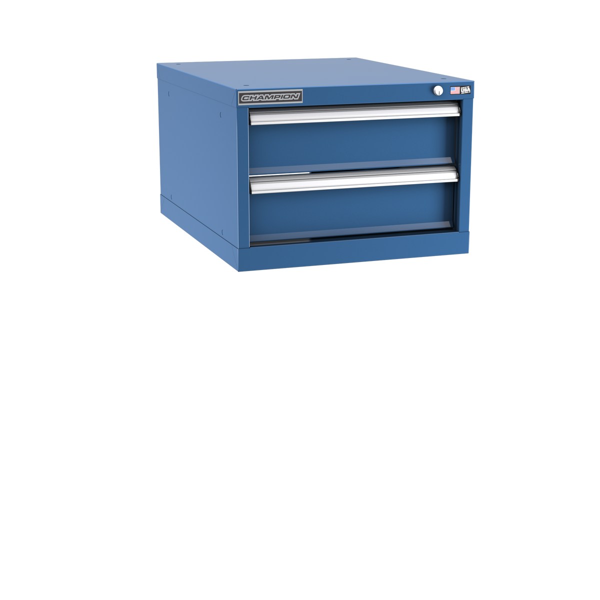 2-Drawer Modular Cabinet NW0201 | 22-3/16"W x 15-3/4"H x 28-1/2"D dark blue