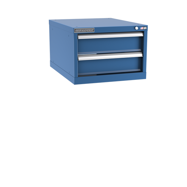 2-Drawer Modular Cabinet NW0201 | 22-3/16"W x 15-3/4"H x 28-1/2"D dark blue