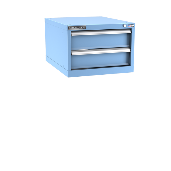 2-Drawer Modular Cabinet NW0201 | 22-3/16"W x 15-3/4"H x 28-1/2"D light blue