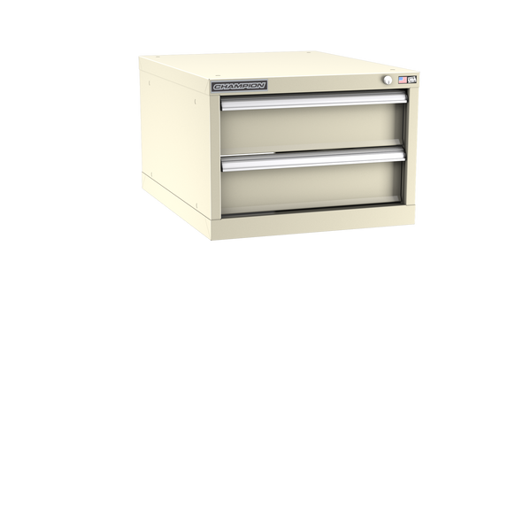 2-Drawer Modular Cabinet NW0201 | 22-3/16"W x 15-3/4"H x 28-1/2"D sand