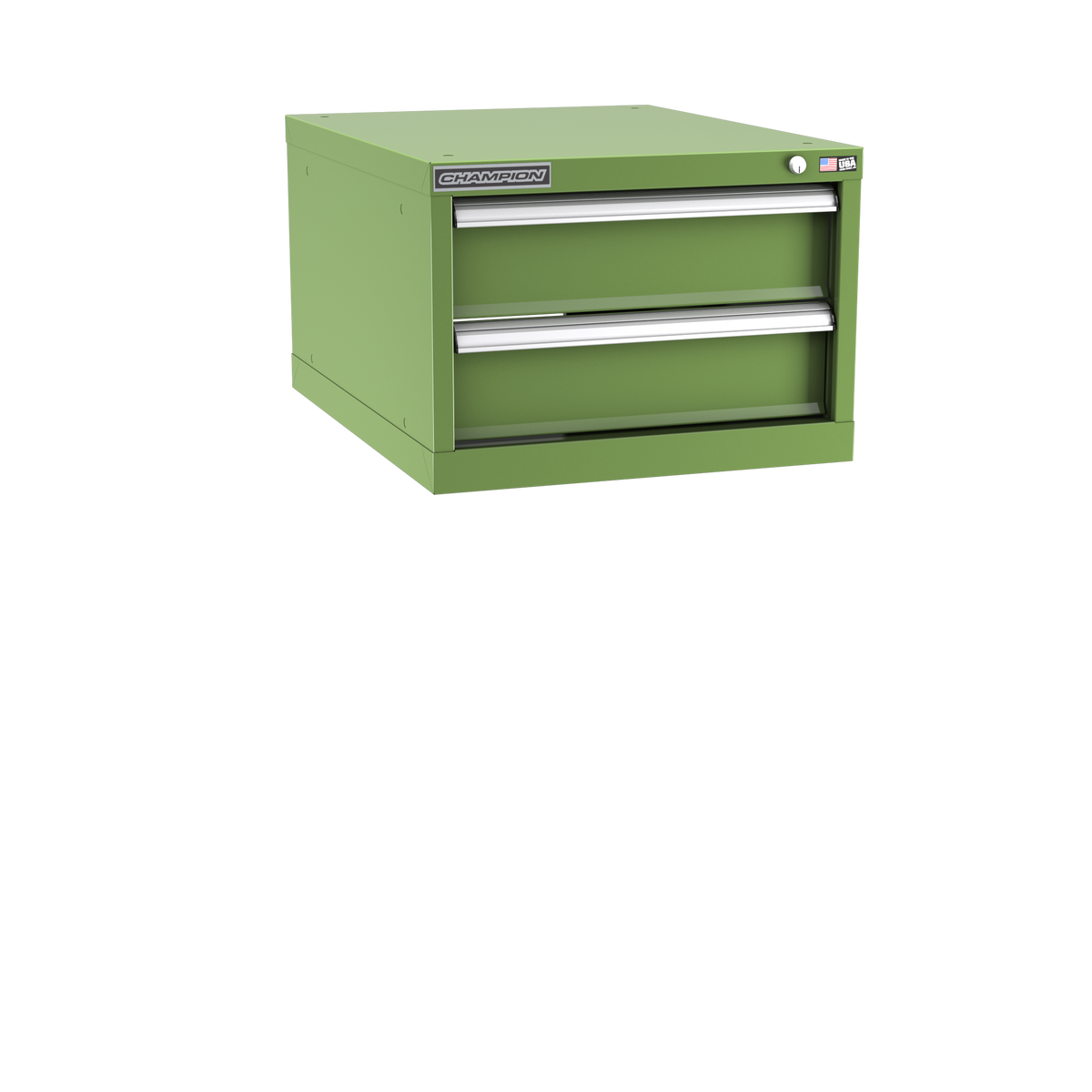 2-Drawer Modular Cabinet NW0201 | 22-3/16"W x 15-3/4"H x 28-1/2"D vista green