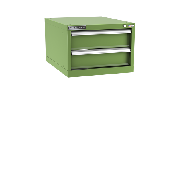 2-Drawer Modular Cabinet NW0201 | 22-3/16"W x 15-3/4"H x 28-1/2"D vista green