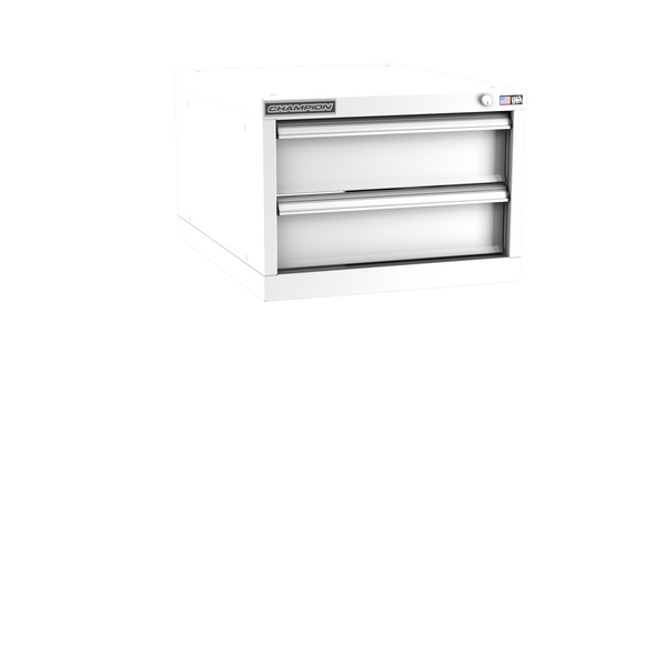 2-Drawer Modular Cabinet NW0201 | 22-3/16"W x 15-3/4"H x 28-1/2"D white