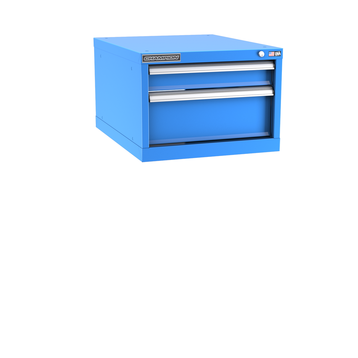 2-Drawer Modular Cabinet NW0202 | 22-3/16"W x 15-3/4"H x 28-1/2"D bright blue