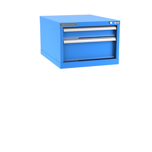 2-Drawer Modular Cabinet NW0202 | 22-3/16"W x 15-3/4"H x 28-1/2"D bright blue