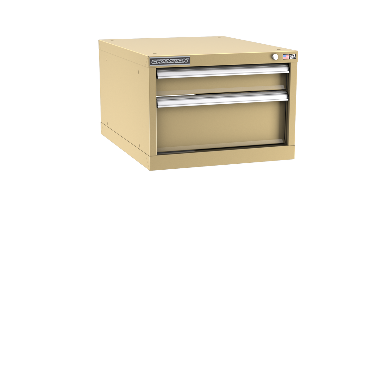 2-Drawer Modular Cabinet NW0202 | 22-3/16"W x 15-3/4"H x 28-1/2"D beige