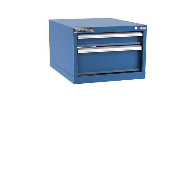 2-Drawer Modular Cabinet NW0202 | 22-3/16"W x 15-3/4"H x 28-1/2"D dark blue