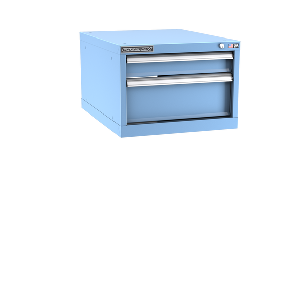 2-Drawer Modular Cabinet NW0202 | 22-3/16"W x 15-3/4"H x 28-1/2"D light blue