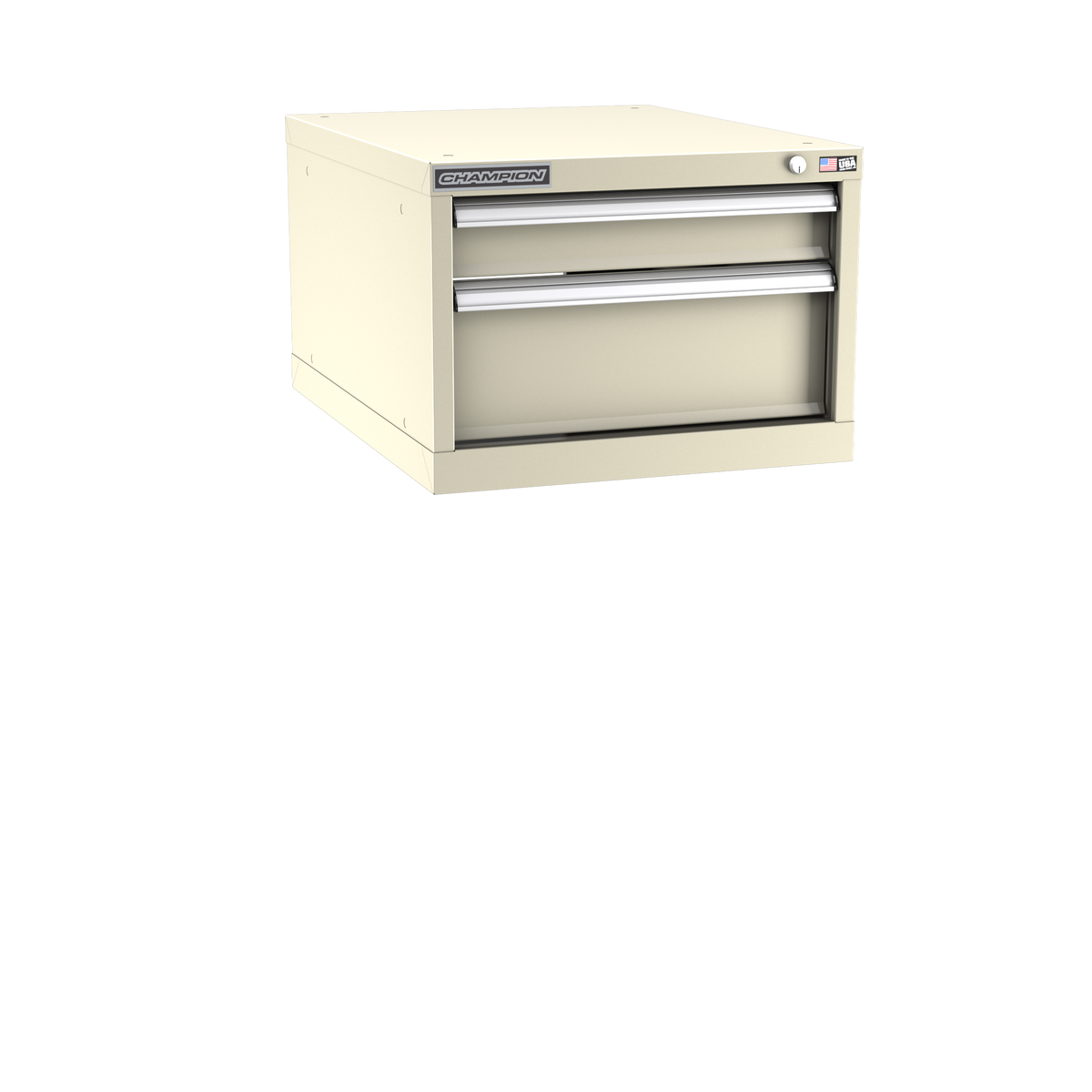 2-Drawer Modular Cabinet NW0202 | 22-3/16"W x 15-3/4"H x 28-1/2"D sand