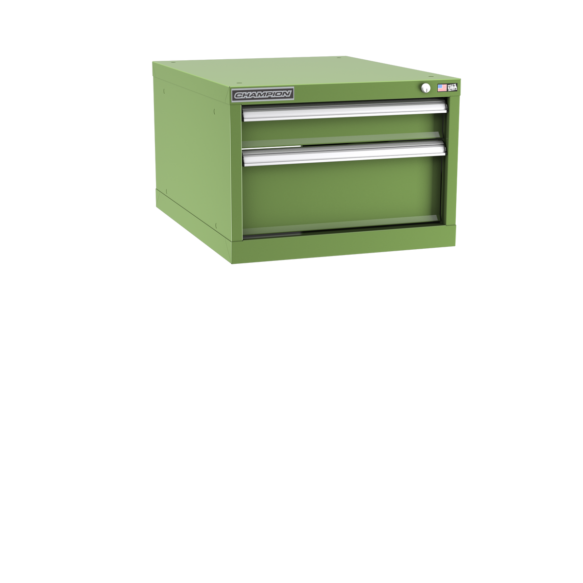 2-Drawer Modular Cabinet NW0202 | 22-3/16"W x 15-3/4"H x 28-1/2"D vista green