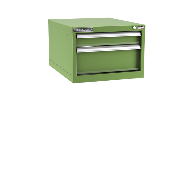 2-Drawer Modular Cabinet NW0202 | 22-3/16"W x 15-3/4"H x 28-1/2"D vista green