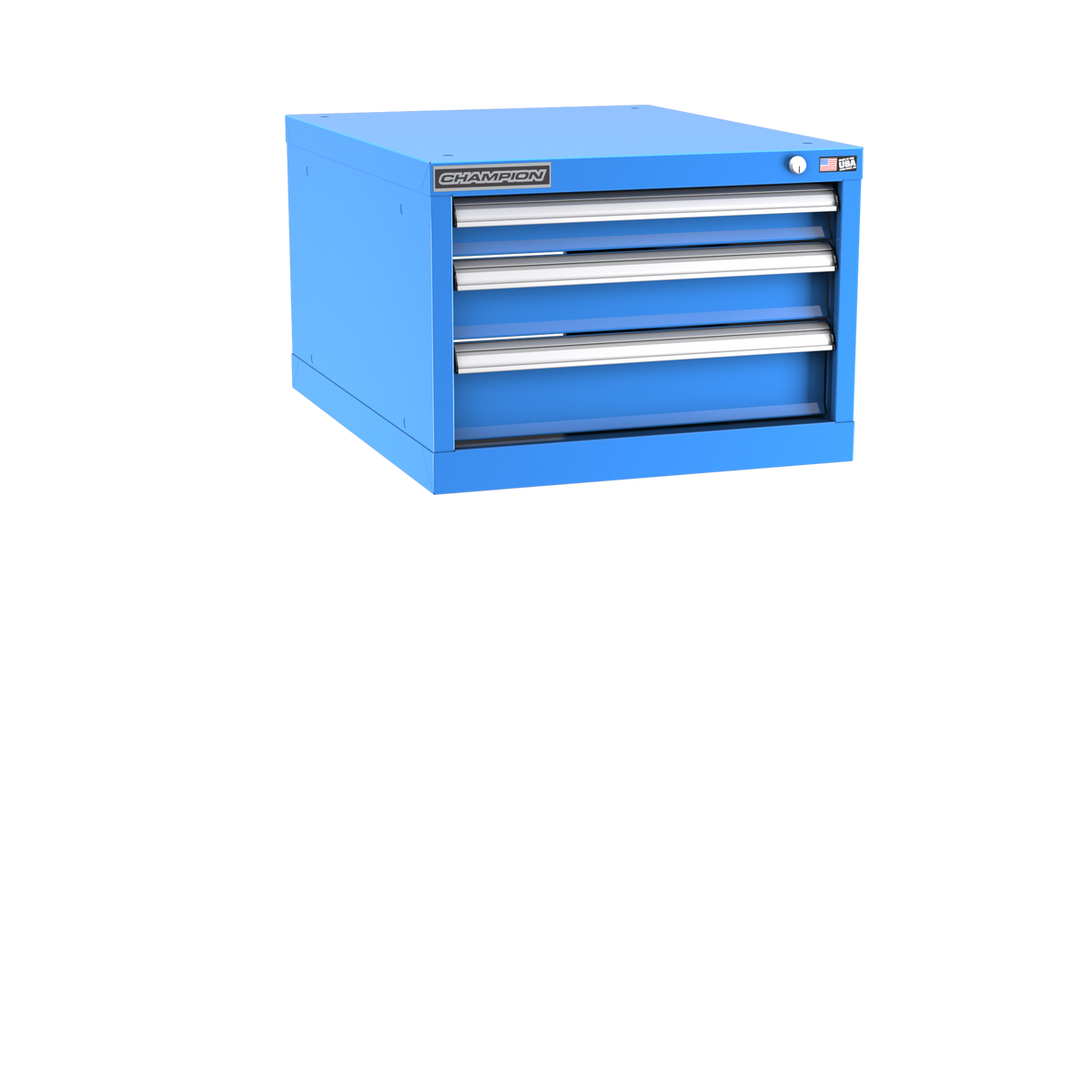 3-Drawer Modular Cabinet NW0301 | 22-3/16"W x 15-3/4"H x 28-1/2"D bright blue