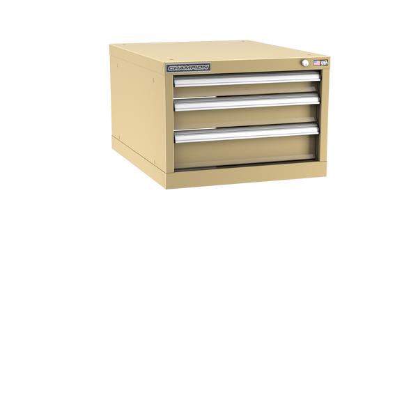 3-Drawer Modular Cabinet NW0301 | 22-3/16"W x 15-3/4"H x 28-1/2"D beige