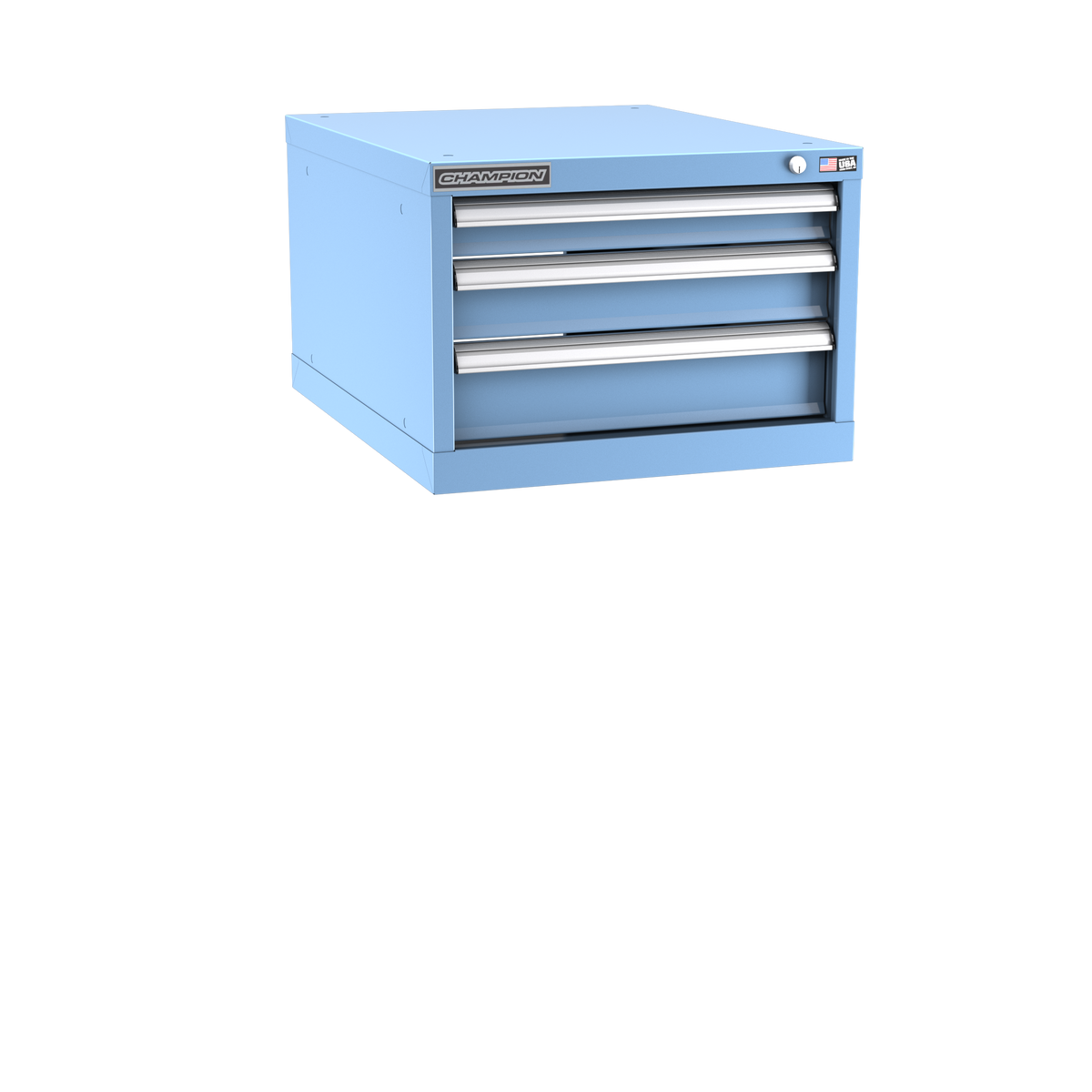 3-Drawer Modular Cabinet NW0301 | 22-3/16"W x 15-3/4"H x 28-1/2"D light blue