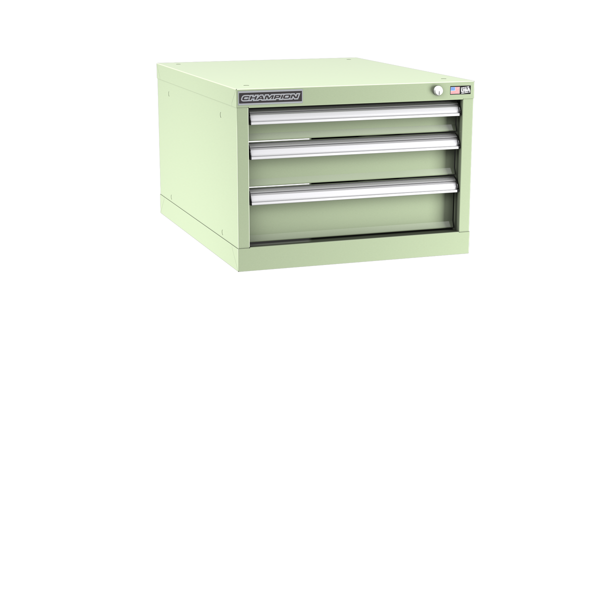 3-Drawer Modular Cabinet NW0301 | 22-3/16"W x 15-3/4"H x 28-1/2"D seafoam green