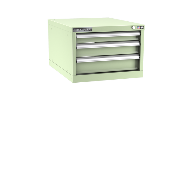 3-Drawer Modular Cabinet NW0301 | 22-3/16"W x 15-3/4"H x 28-1/2"D seafoam green