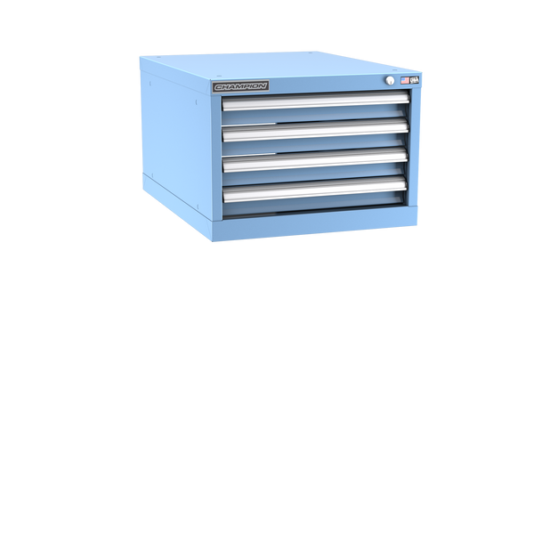 4-Drawer Modular Cabinet NW0401 | 22-3/16"W x 15-3/4"H x 28-1/2"D light blue