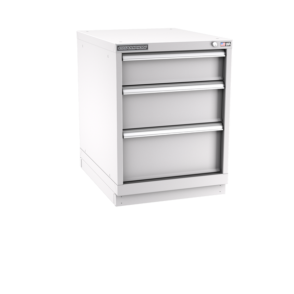 3-Drawer Modular Cabinet NWS0301 | 22-3/16"W x 29-7/8"H x 28-1/2"D light grey