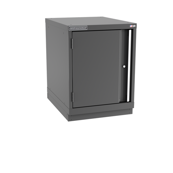 1-Door Modular Cabinet NWS1200 | 22-3/16"W x 29-7/8"H x 22-1/2"D dark grey