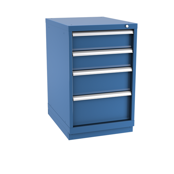 4-Drawer Modular Cabinet NWS0402 | 22-3/16"W x 35-7/8"H x 28-1/2"D dark blue