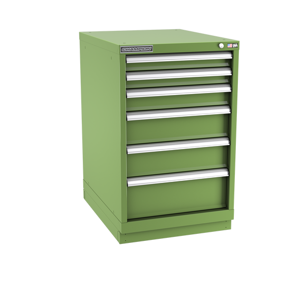 6-Drawer Modular Cabinet NWS0602 | 22-3/16"W x 35-7/8"H x 28-1/2"D vista green