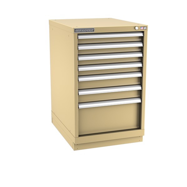 7-Drawer Modular Cabinet NWS0702 | 22-3/16"W x 35-7/8"H x 28-1/2"D beige