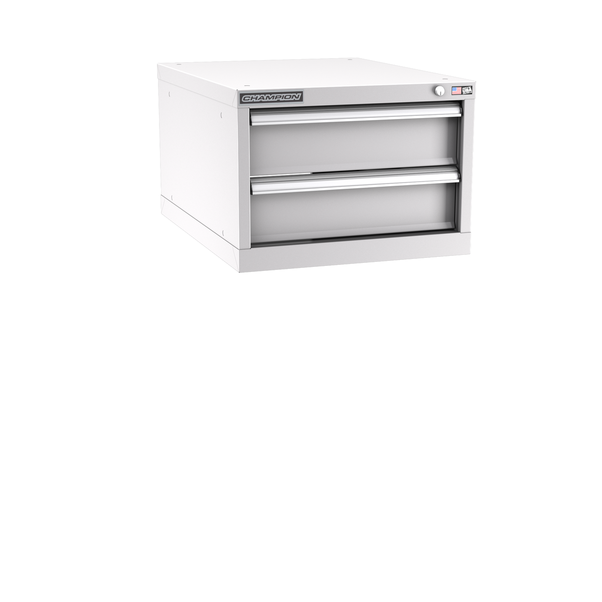 2-Drawer Modular Cabinet NWS0201 | 22-3/16"W x 15-3/4"H x 28-1/2"D light grey