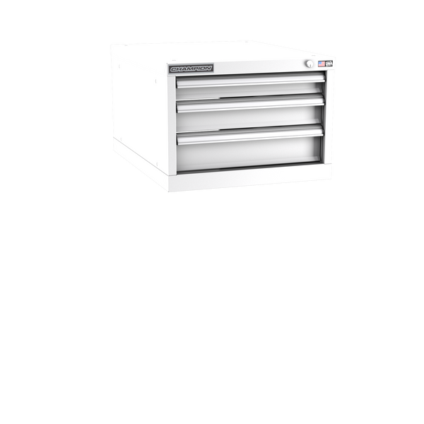 3-Drawer Modular Cabinet NWS0301 | 22-3/16"W x 15-3/4"H x 28-1/2"D white