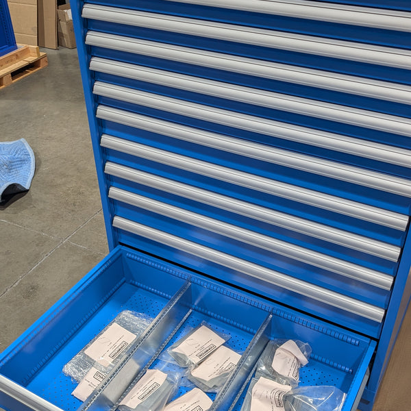 14-Drawer Modular Cabinet SWP2700-140C-ILC-PTB-BB | 40-1/4"W x 59-1/2"H x 28-1/2"D
