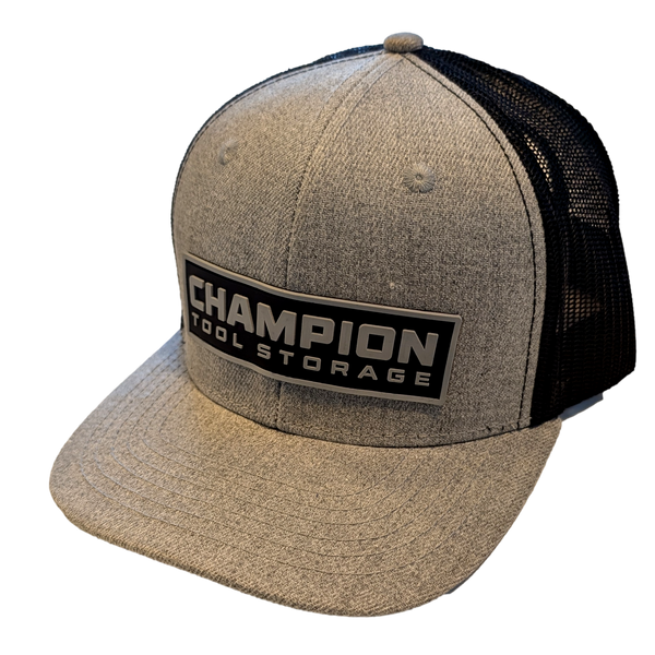 Champion Tool Storage Podium Trucker Hat Heather Grey – Champion