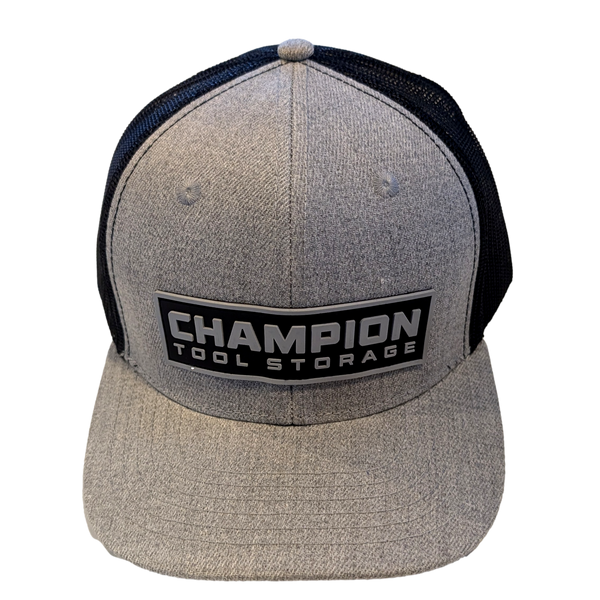 Champion Tool Storage Podium Trucker Hat - Heather Grey