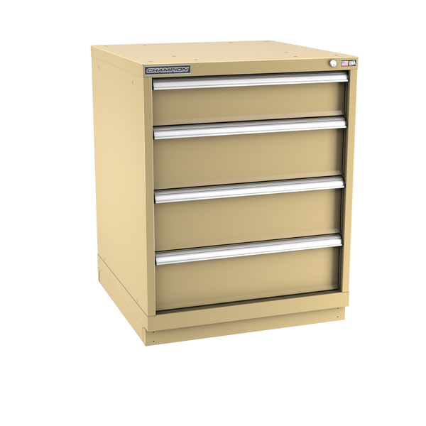 4-Drawer Modular Cabinet SW0401 | 28-1/4"W x 35-7/8"H x 28-1/2"D beige