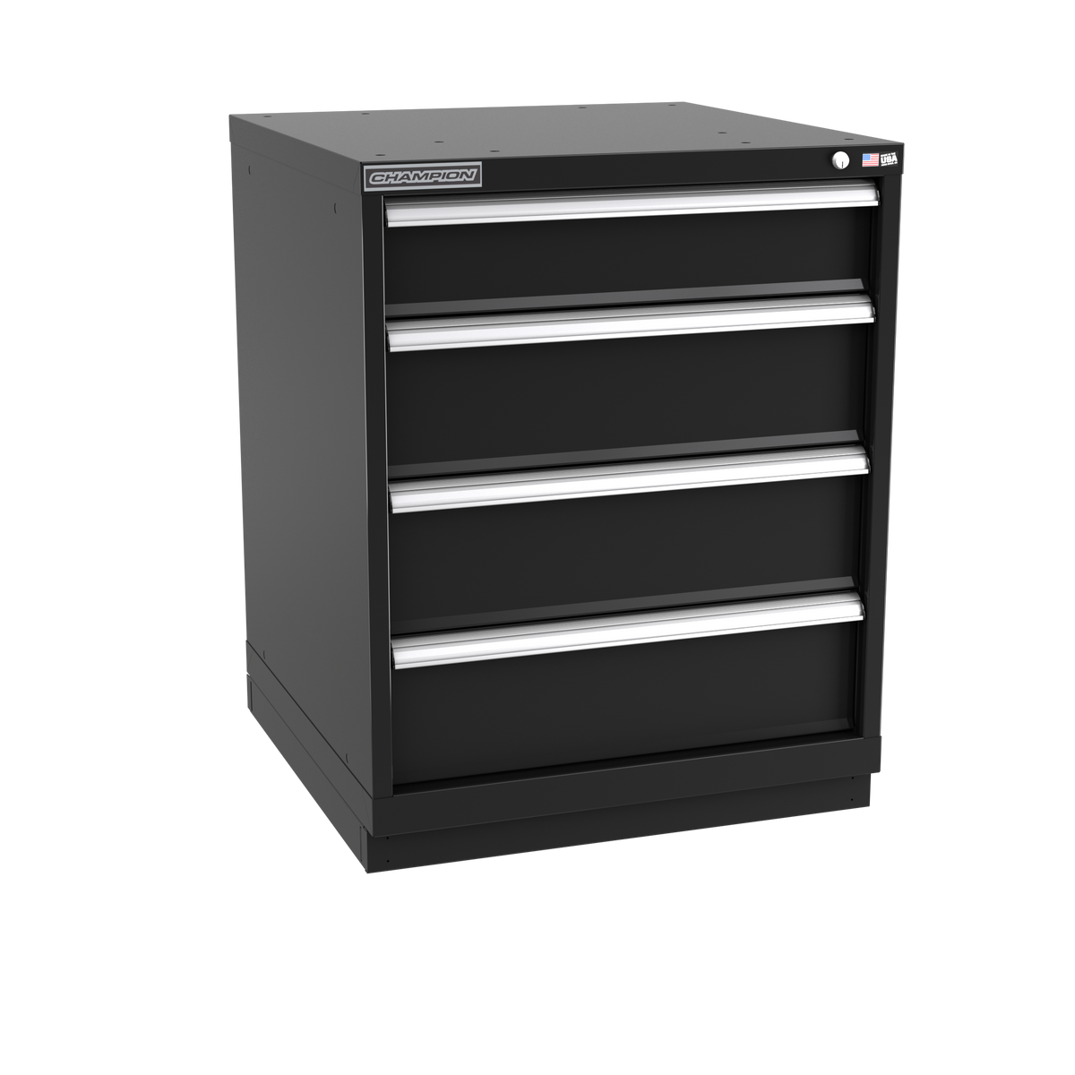 4-Drawer Modular Cabinet SW0401 | 28-1/4"W x 35-7/8"H x 28-1/2"D black