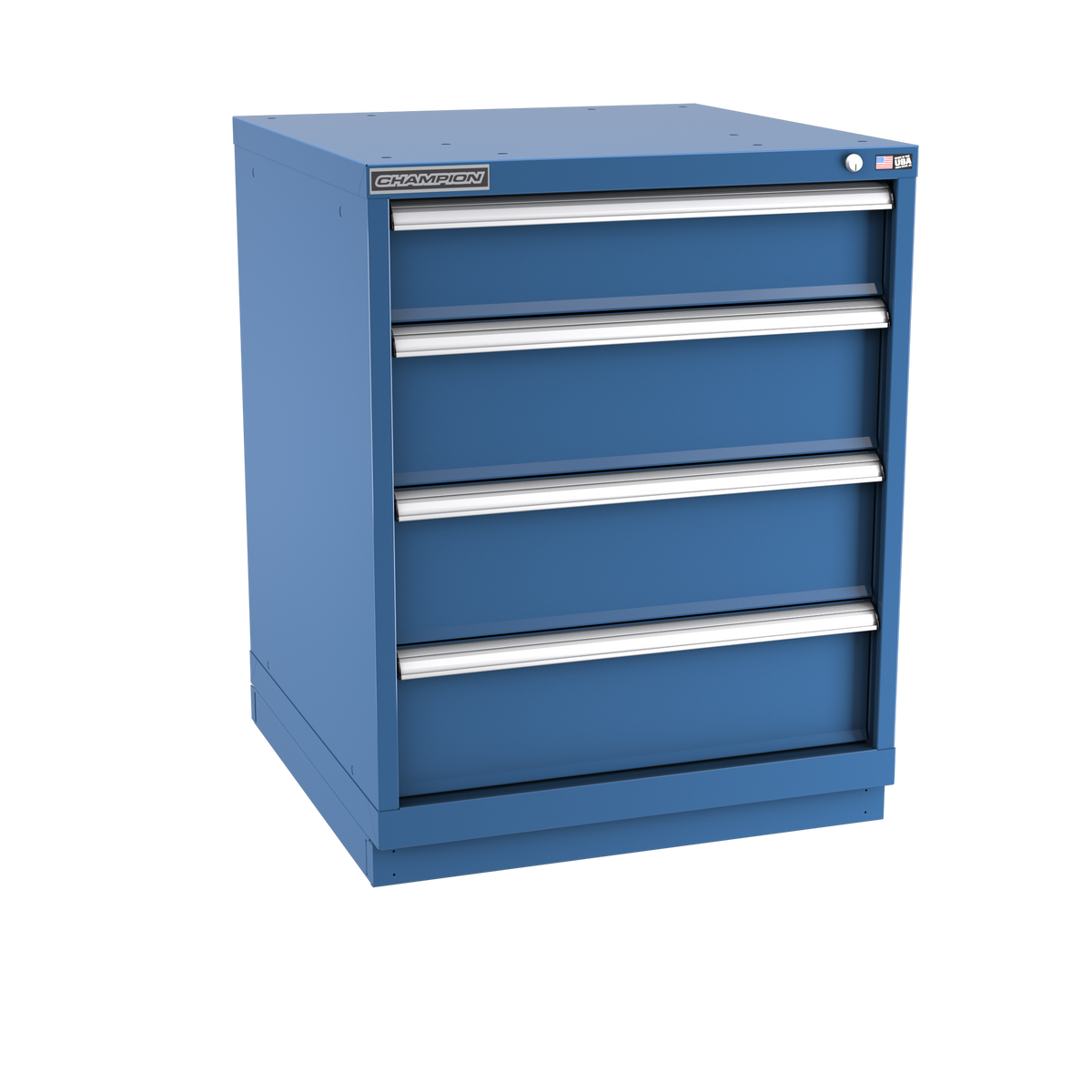 4-Drawer Modular Cabinet SW0401 | 28-1/4"W x 35-7/8"H x 28-1/2"D dark blue