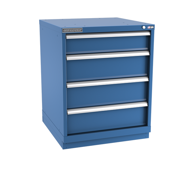 4-Drawer Modular Cabinet SW0401 | 28-1/4"W x 35-7/8"H x 28-1/2"D dark blue