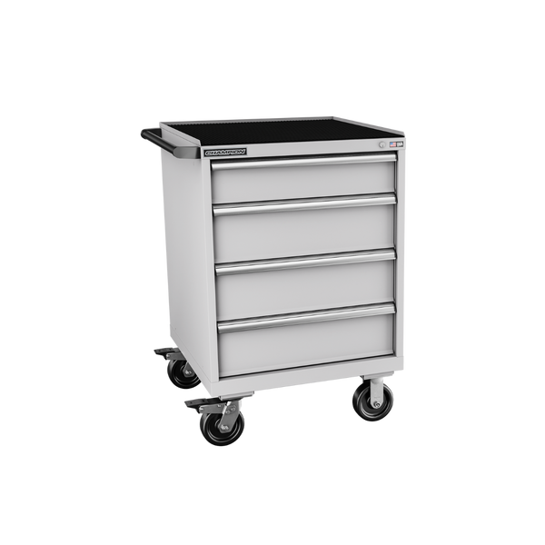 4-Drawer Mobile Modular Cabinet SW0401IL | 28-1/4"W x 42-1/4"H x 28-1/2"D light grey