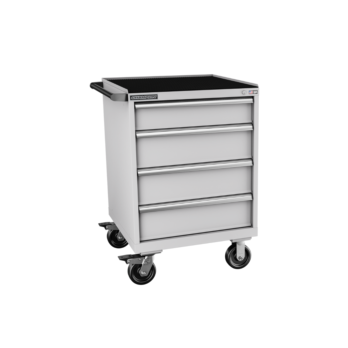 4-Drawer Mobile Modular Cabinet SW0401ILC | 28-1/4"W x 42-1/4"H x 28-1/2"D light grey