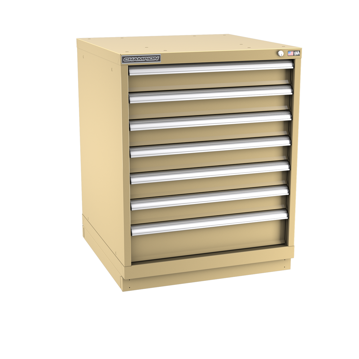 7-Drawer Modular Cabinet SW0701 | 28-1/4"W x 35-7/8"H x 28-1/2"D beige