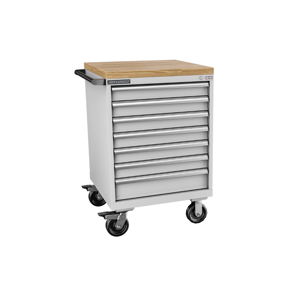 7-Drawer Mobile Modular Cabinet SW0701IL | 28-1/4"W x 43-1/4"H x 28-1/2"D light grey